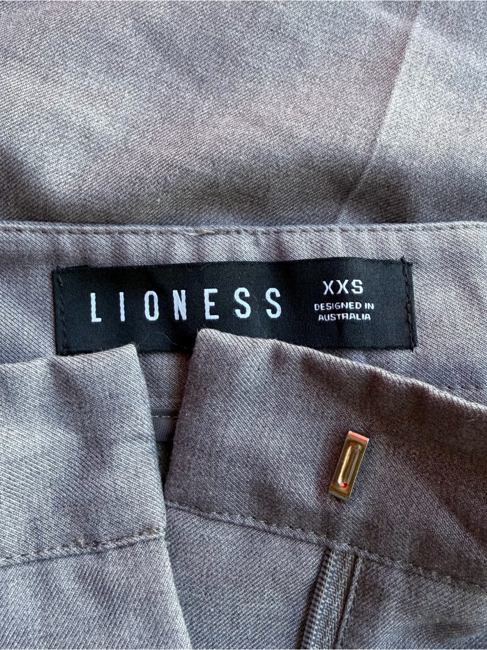 Lioness La Quinta Wide Leg Tailored Pants Grey - Picture 5 of 5